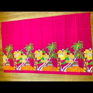 Pareo (wrap/skirt/sarong) in pink/yellow/green